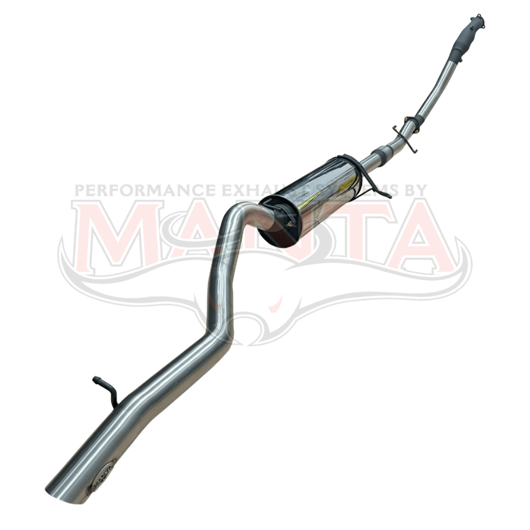 MANTA 3" TURBO BACK EXHAUST SYSTEM (DPF DELETE) FITS MITSUBISHI PAJERO SPORT QE QF QG 2.4L 4N15 4CYL 2015-2024