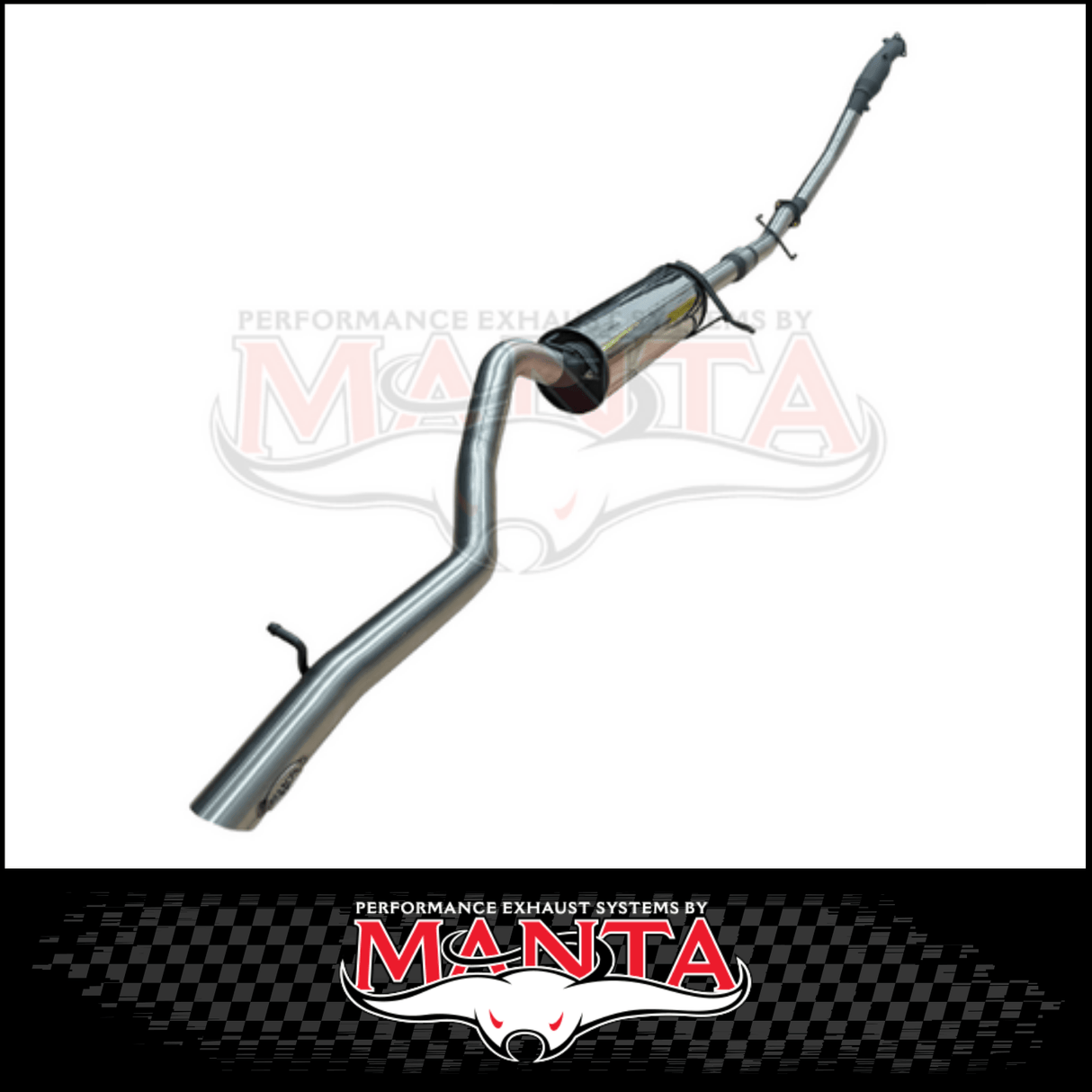 MANTA 3" TURBO BACK EXHAUST SYSTEM (DPF DELETE) FITS MITSUBISHI PAJERO SPORT QE QF QG 2.4L 4N15 4CYL 2015-2024