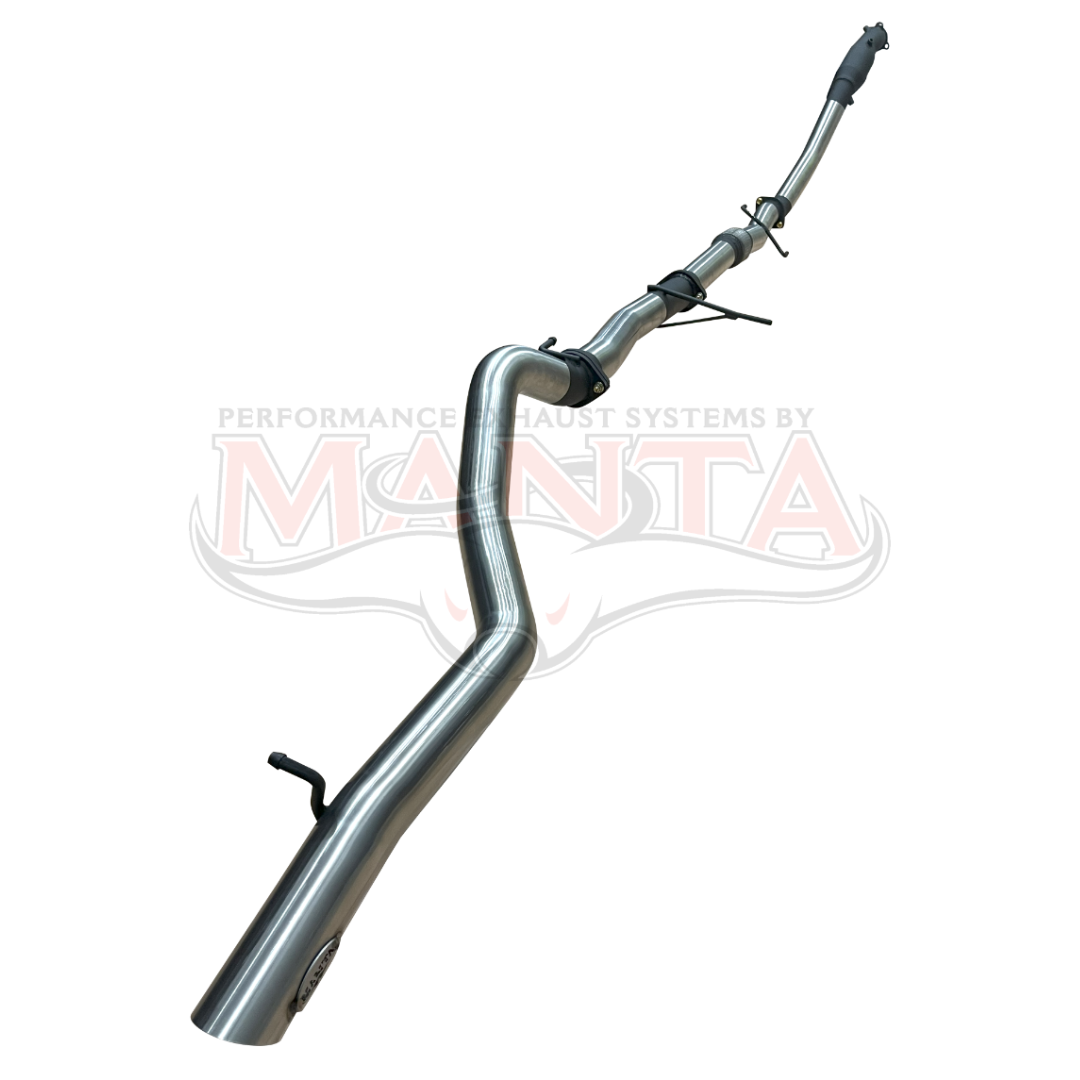 MANTA 3" STAINLES STEEL TURBO BACK EXHAUST SYSTEM (DPF DELETE) FITS MITSUBISHI PAJERO SPORT QE QF QG 2.4L 2015-2024 - NO CAT/