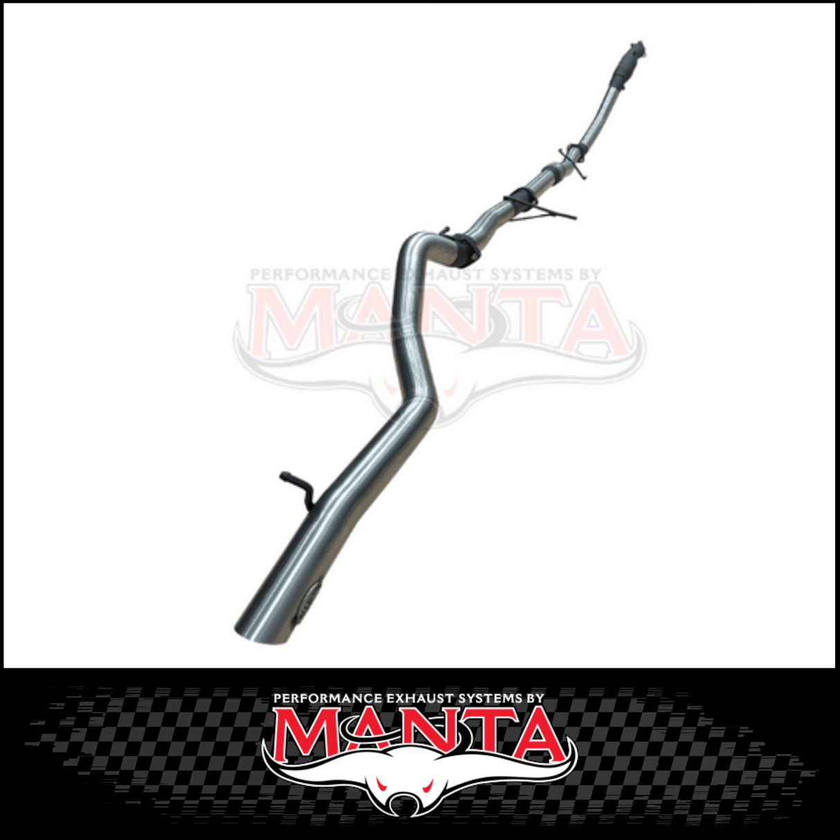 MANTA 3" TURBO BACK EXHAUST SYSTEM (DPF DELETE) FITS MITSUBISHI PAJERO SPORT QE QF QG 2.4L 4N15 4CYL 2015-2024