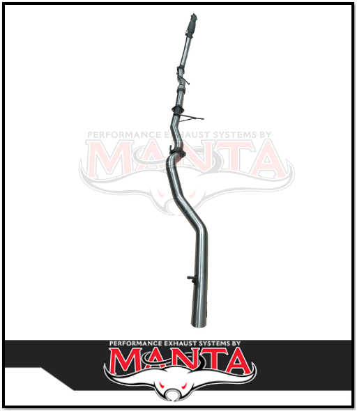 MANTA 3" TURBO BACK EXHAUST SYSTEM (DPF DELETE) FITS MITSUBISHI PAJERO SPORT QE QF QG 2.4L 4N15 4CYL 2015-2024