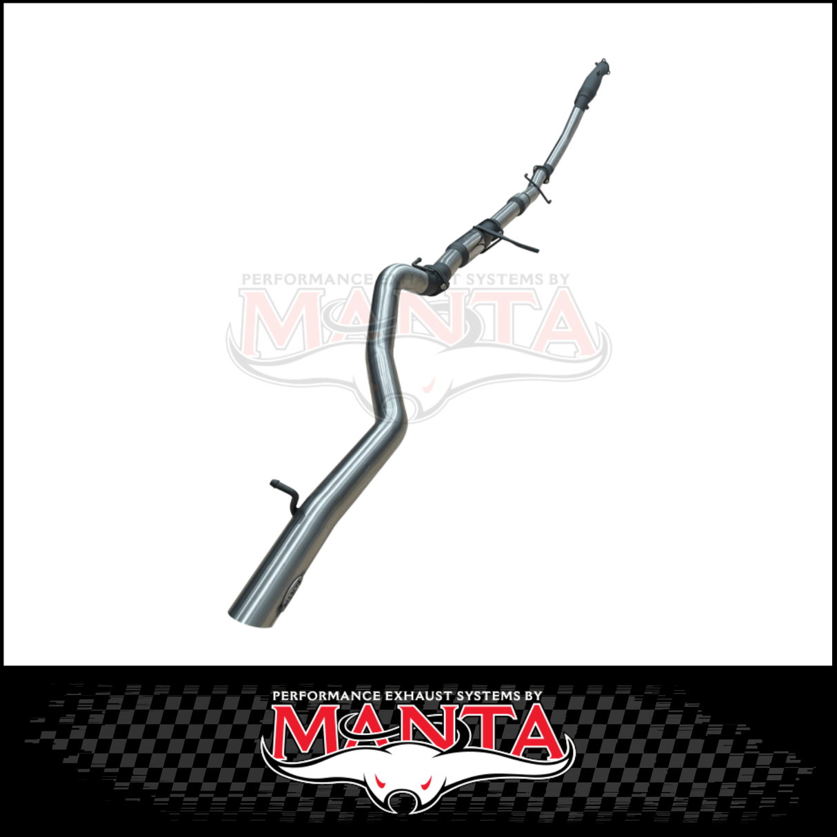 MANTA 3" TURBO BACK EXHAUST SYSTEM (DPF DELETE) FITS MITSUBISHI PAJERO SPORT QE QF QG 2.4L 4N15 4CYL 2015-2024