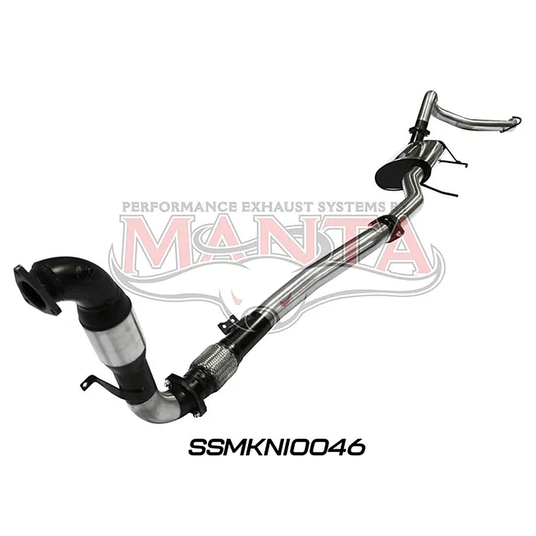 MANTA 3" STAINLESS STEEL TURBO BACK EXHAUST WITH CAT/MUFFLER FITS NISSAN PATROL Y61 GU 3.0L TD WAGON 2007-2016 (SSMKNI0046)