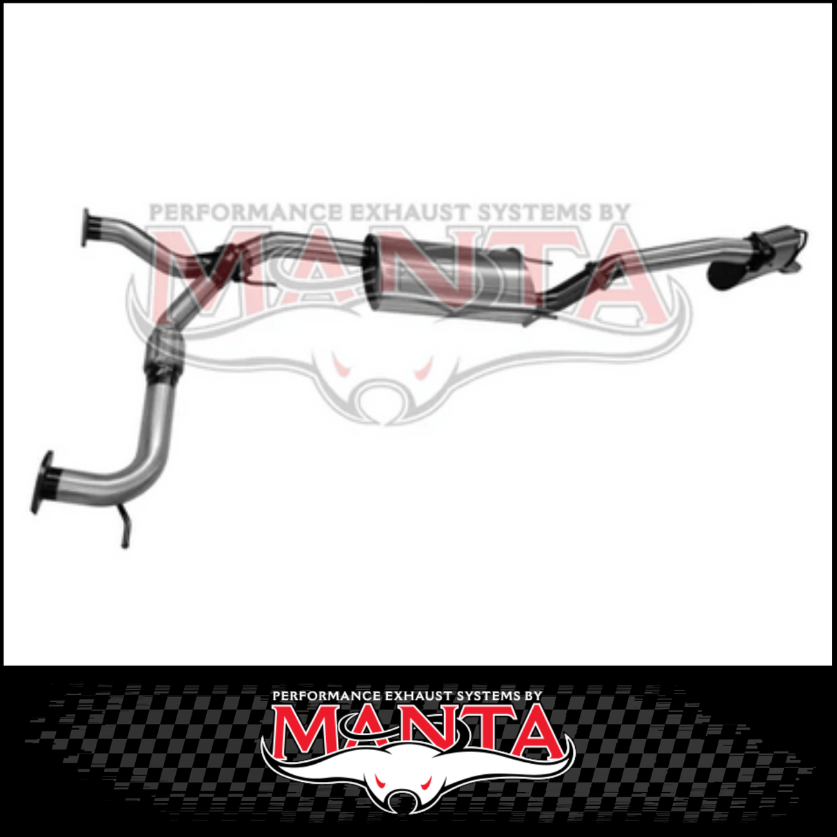 MANTA 3" CAT BACK EXHAUST SYSTEM FITS NISSAN PATROL Y62 5.6L V8 2012-ON