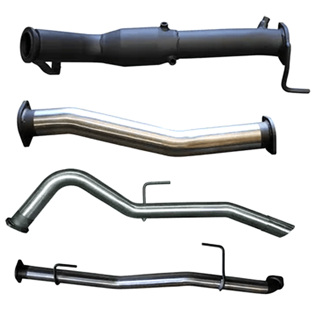 MANTA 3" TURBO BACK EXHAUST WITH CAT/NO MUFFLER FITS NISSAN NAVARA D23 NP300 2.3L TD 4CYL 2015-ON (SSMKNI0091)