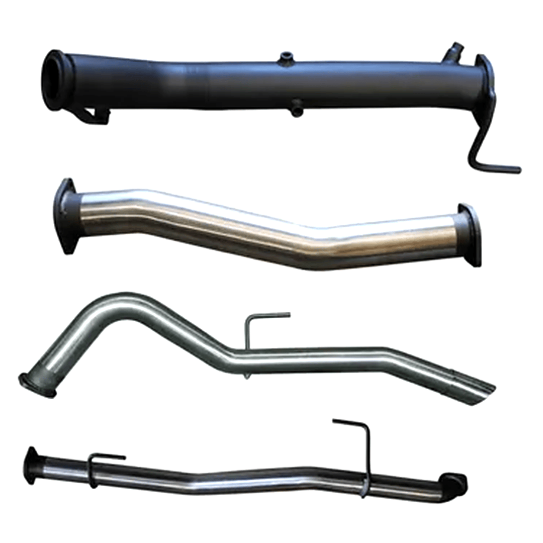 MANTA 3" TURBO BACK EXHAUST WITH NO CAT/NO MUFFLER FITS NISSAN NAVARA D23 NP300 2.3L TD 4CYL 2015-ON (SSMKNI0092)