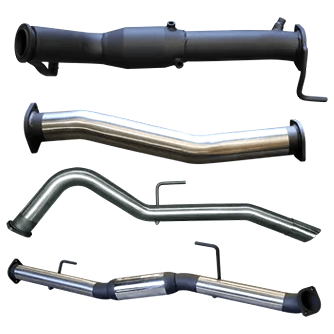 MANTA 3" TURBO BACK EXHAUST WITH CAT/HOTDOG FITS NISSAN NAVARA D23 NP300 2.3L TD 4CYL 2015-ON (SSMKNI0093)