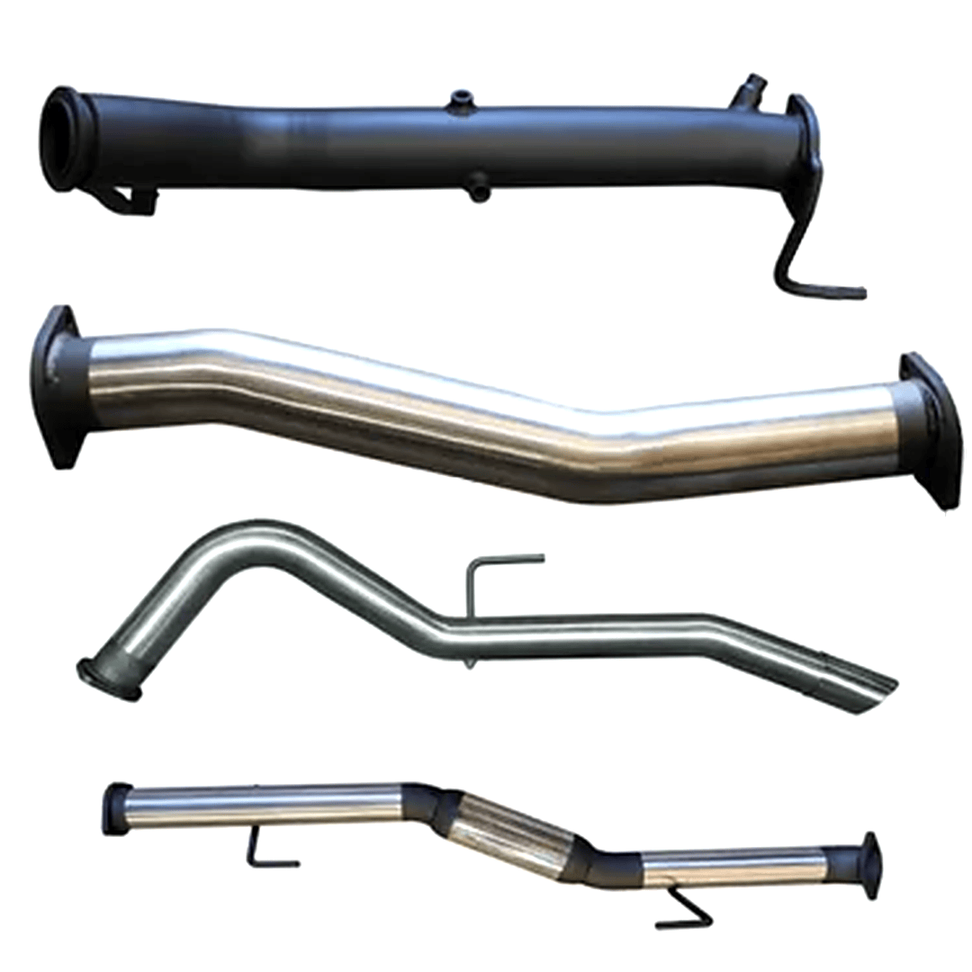 MANTA 3" TURBO BACK EXHAUST WITH NO CAT/HOTDOG FITS NISSAN NAVARA D23 NP300 2.3L TD 4CYL 2015-ON (SSMKNI0094)