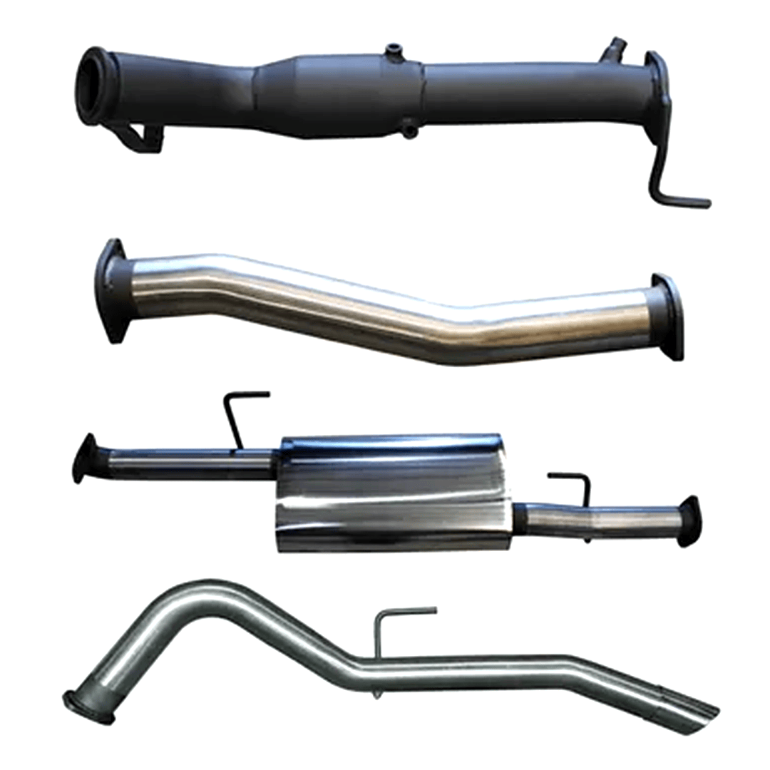 MANTA 3" TURBO BACK EXHAUST NO CAT/WITH MUFFLER FITS NISSAN NAVARA D23 NP300 2.3L TD 4CYL 2015-ON (SSMKNI0096)