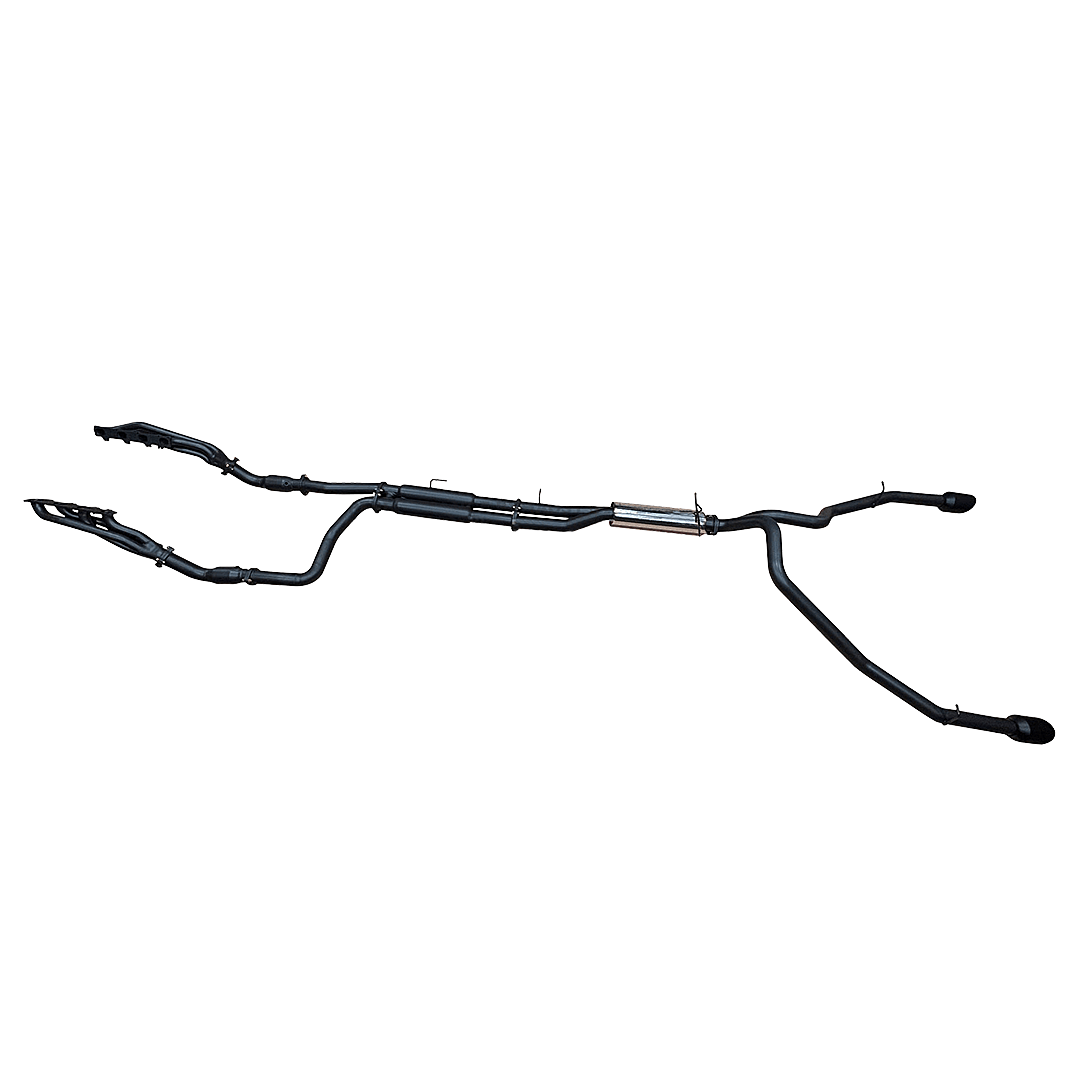 MANTA 3" STAINLESS STEEL COMPLETE EXHAUST SYSTEM FITS RAM 1500 DT 5.7L V8 2020-ON (BLACK TIPS)
