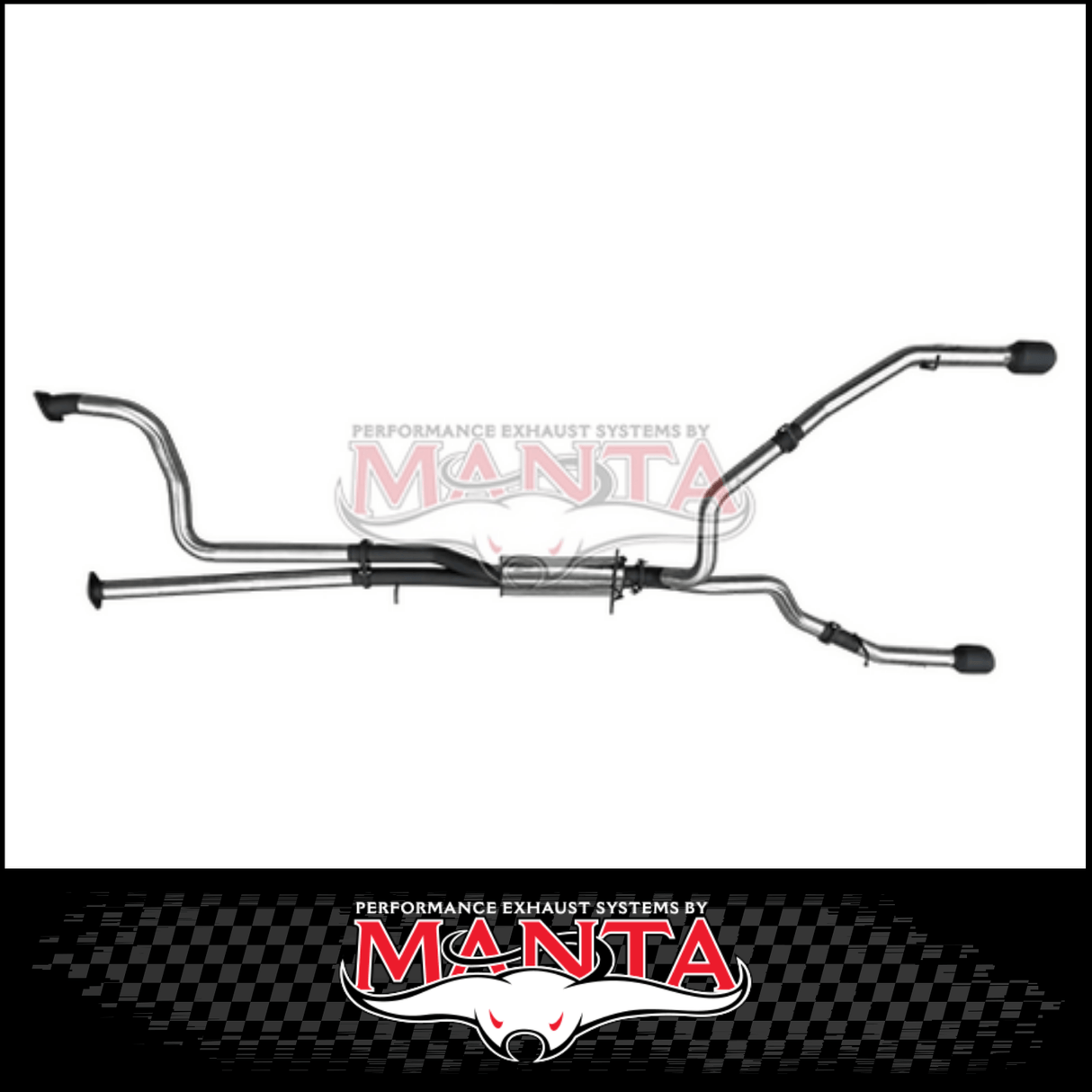 MANTA 3" STAINLESS STEEL CAT BACK EXHAUST FITS RAM 1500 DT TRX 6.2L SUPERCHARGED V8 (SSMKRA0010)