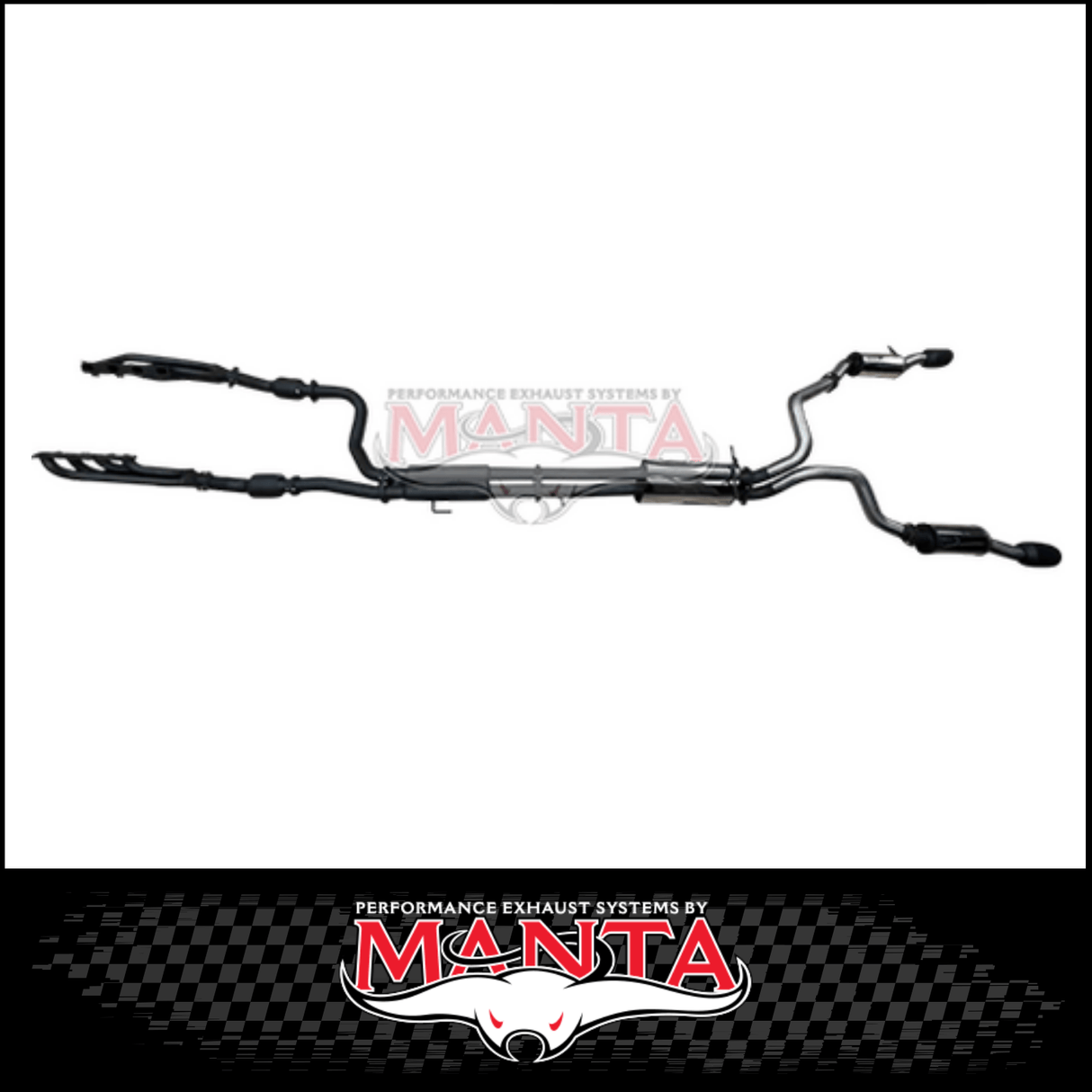 MANTA STAINLESS STEEL COMPLETE EXHAUST SYSTEM FITS RAM 1500 DT TRX 6.2L SUPERCHARGED V8 (SSMKRA0011)