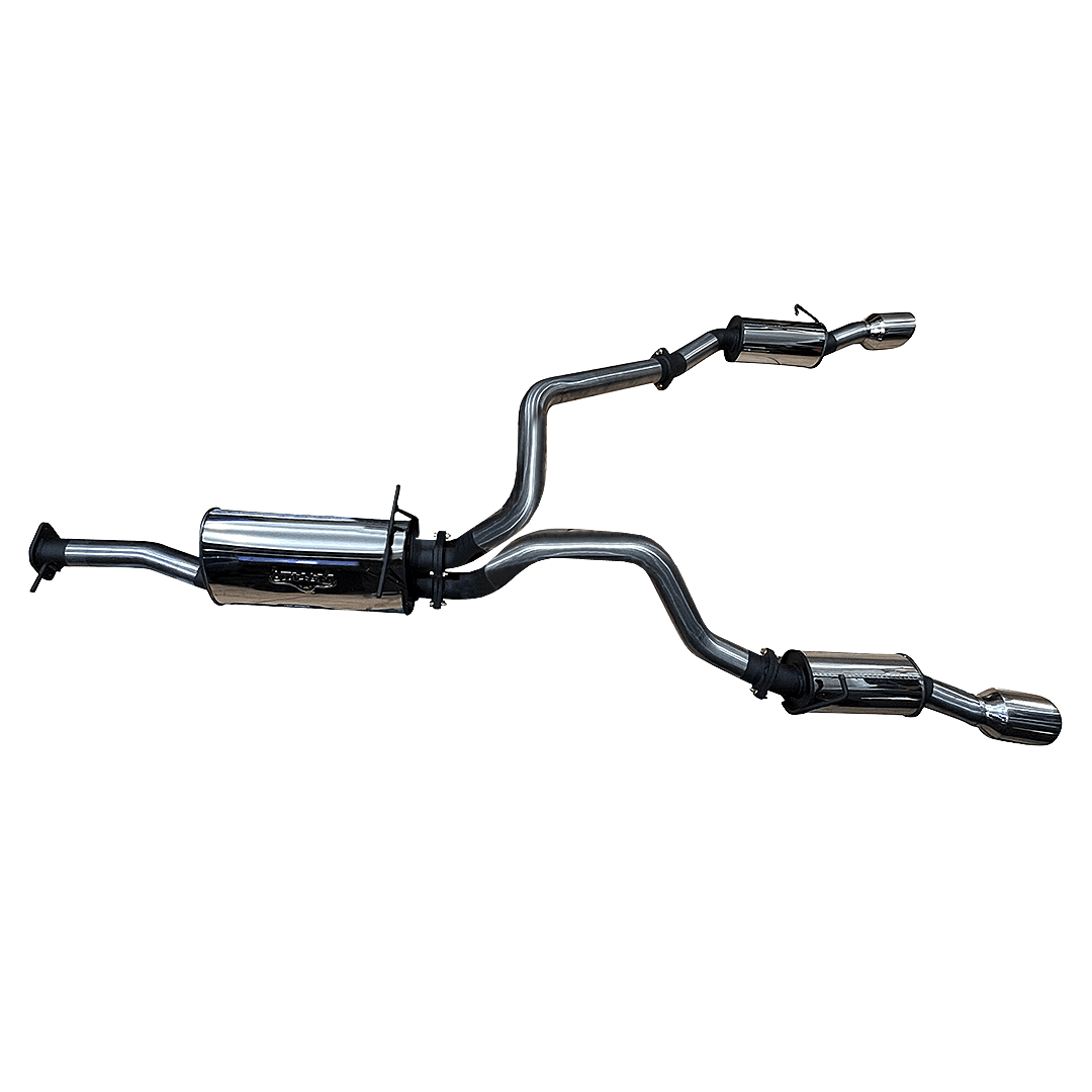 MANTA 3" STAINLESS STEEL CAT BACK EXHAUST WITH REAR RESONATORS FITS RAM 1500 DT 5.7L V8 2020-ON (SSMKRA0015)