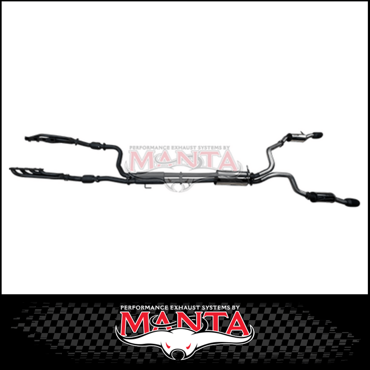 MANTA 3" STAINLESS STEEL COMPLETE EXHAUST SYSTEM FITS RAM 1500 DT 5.7L V8 2020-ON (SSMKRA0016)