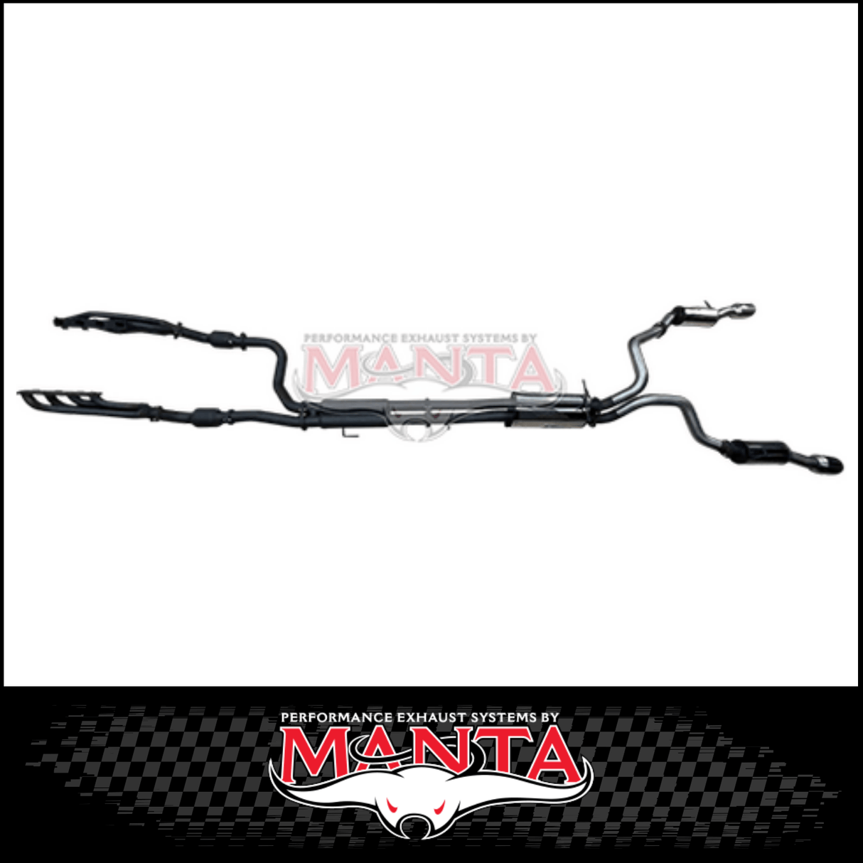 MANTA 3" STAINLESS STEEL COMPLETE EXHAUST SYSTEM FITS RAM 1500 DS 5.7L V8 1/2017-ON (SSMKRA0020)