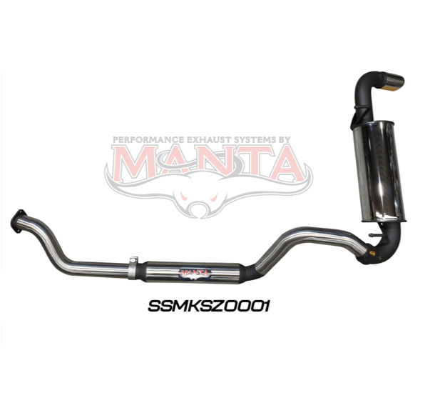 MANTA 2.5" CAT BACK EXHAUST SYSTEM FITS SUZUKI JIMNY GJ JB74 1.5L 3 DOOR 1/2018-ON