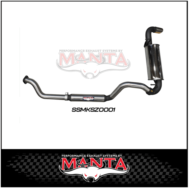 MANTA 2.5" CAT BACK EXHAUST SYSTEM FITS SUZUKI JIMNY GJ JB74 1.5L 3 DOOR 1/2018-ON