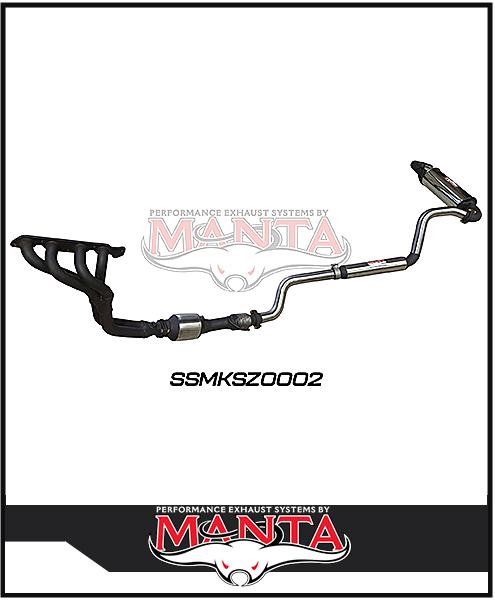 MANTA STAINLESS STEEL ENGINE BACK EXHAUST SYSTEM FITS SUZUKI JIMNY JB74 1.5L 3 DOOR 1/2018-ON (SSMKSZ0002)