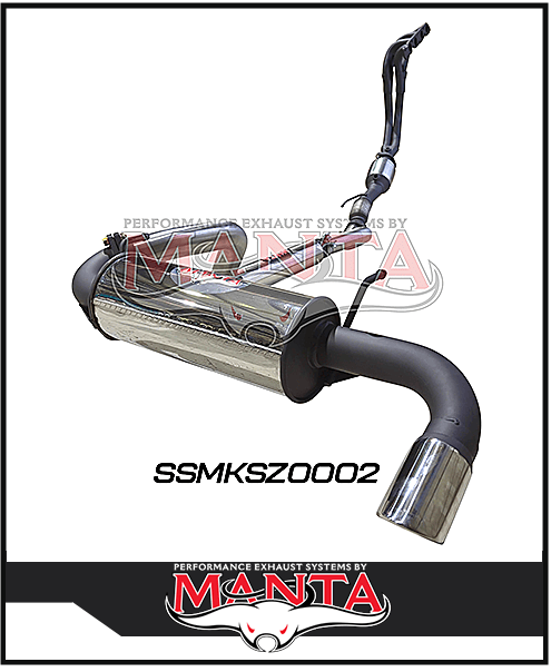 MANTA STAINLESS STEEL ENGINE BACK EXHAUST SYSTEM FITS SUZUKI JIMNY JB74 1.5L 3 DOOR 1/2018-ON (SSMKSZ0002)