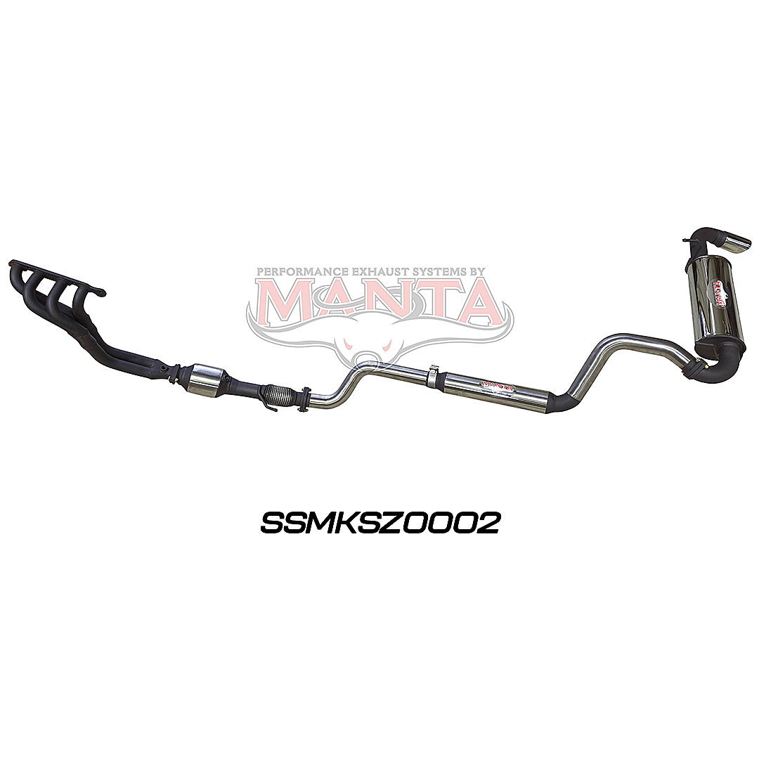 MANTA STAINLESS STEEL ENGINE BACK EXHAUST SYSTEM FITS SUZUKI JIMNY JB74 1.5L 3 DOOR 1/2018-ON (SSMKSZ0002)
