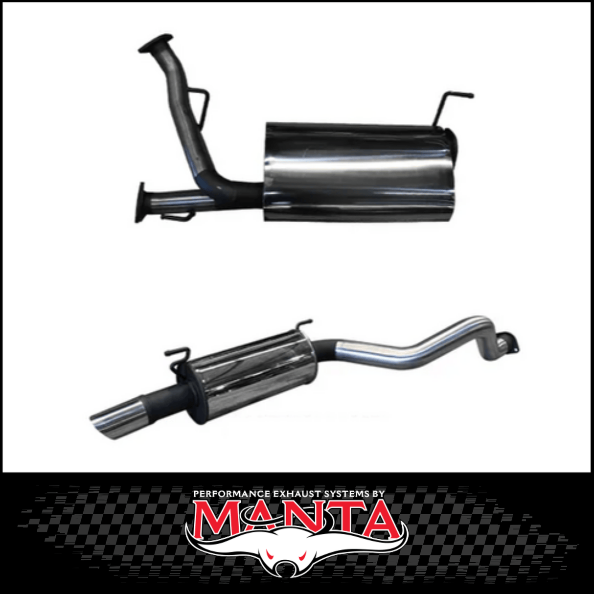 MANTA 3" STAINLESS STEEL CAT BACK EXHAUST SYSTEM FITS TOYOTA LANDCRUISER UZJ200R 2007-2012 (SSMKTY0085)