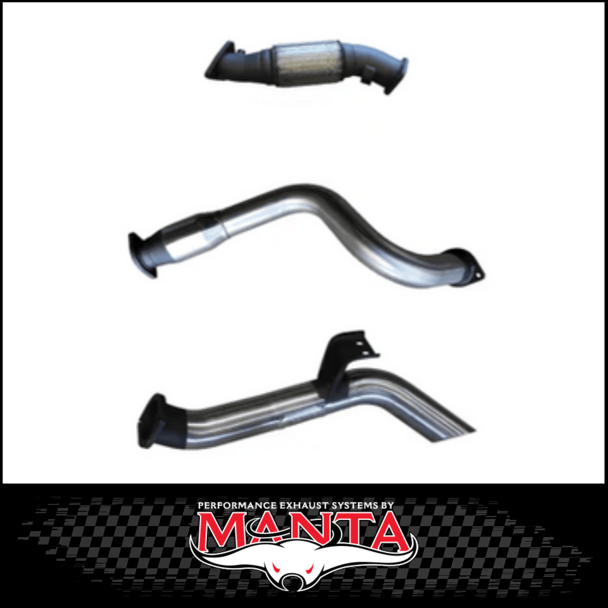 MANTA 3" TURBO BACK SIDE EXIT EXHAUST SYSTEM FITS TOYOTA LANDCRUISER VDJ79R 4.5L V8 SINGLE CAB 2007-2016