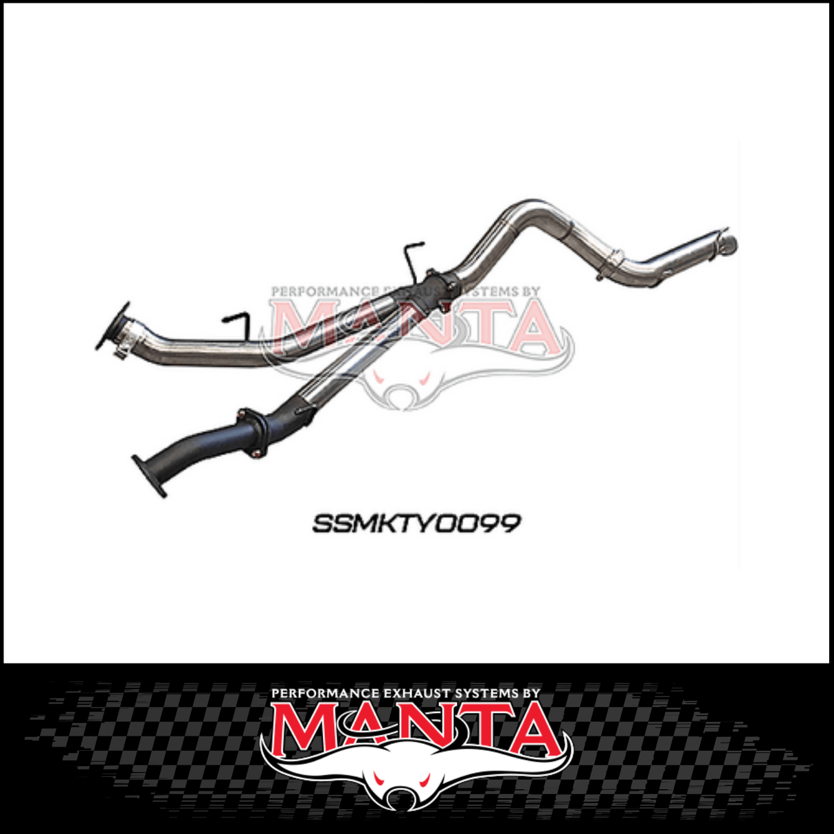 MANTA 3" TWIN INTO 4" DPF BACK EXHAUST FITS TOYOTA LANDCRUISER VDJ200R 2015-2021