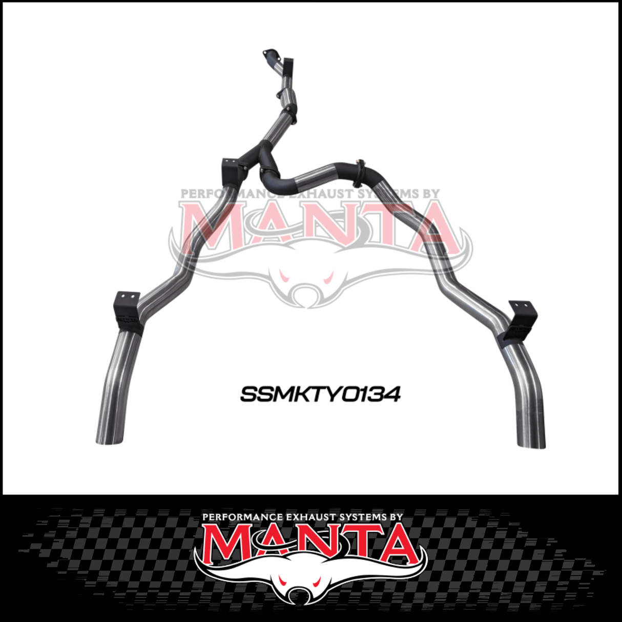 MANTA TWIN 3" DPF BACK EXHAUST SYSTEM FITS TOYOTA LANDCRUISER VDJ79R 4.5L V8 2016-2025