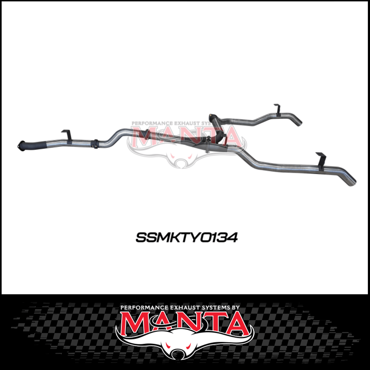MANTA TWIN 3" DPF BACK EXHAUST SYSTEM FITS TOYOTA LANDCRUISER VDJ79R 4.5L V8 2016-2025