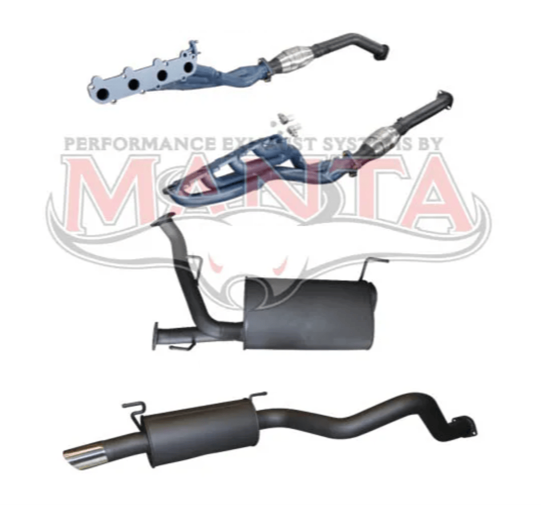MANTA EXTRACTORS, CATS & STAINLESS STEEL 3" CAT BACK EXHAUST SYSTEM FITS TOYOTA LANDCRUISER UZJ200R 2007-2012 (SSMKTY0179)