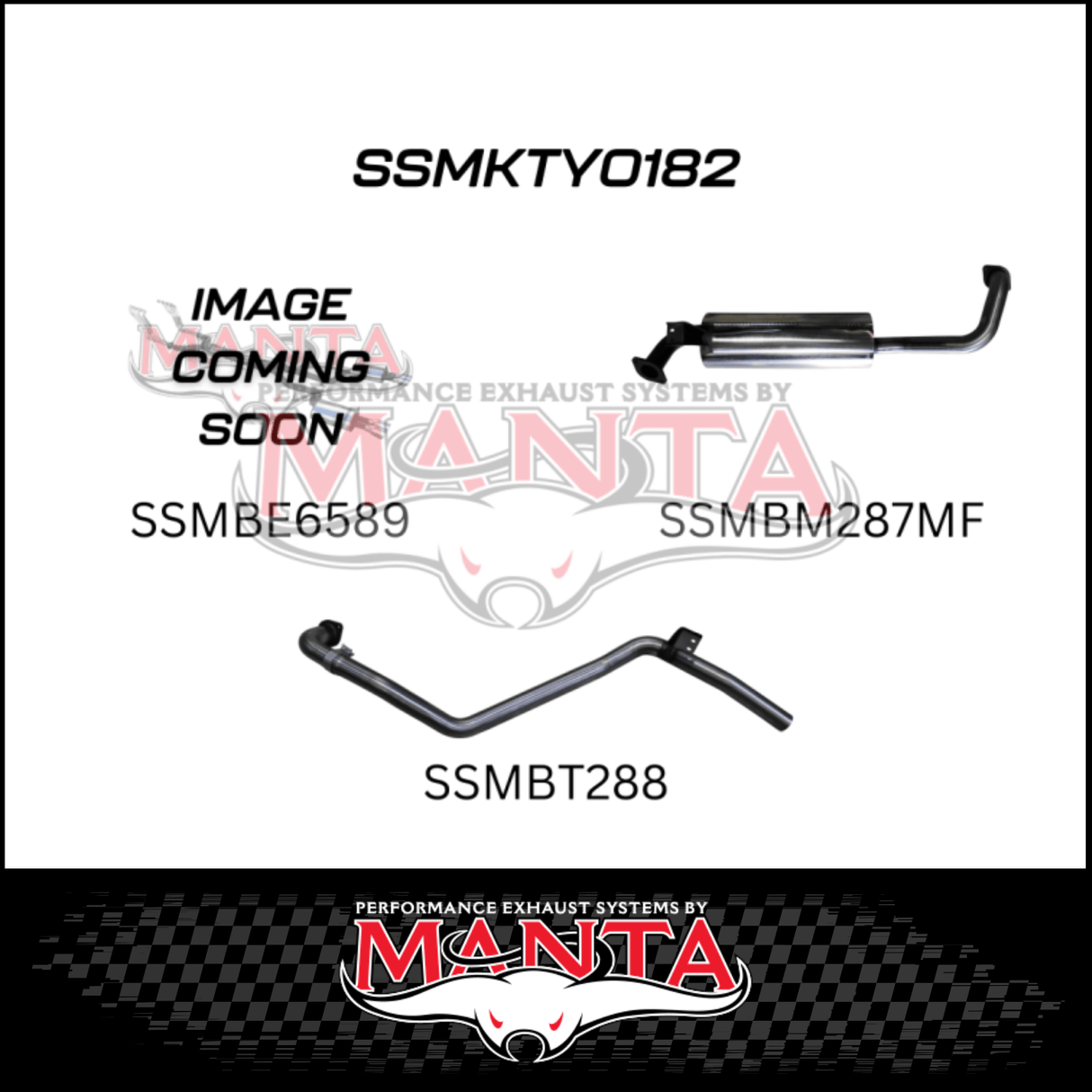 MANTA 2.5" STAINLESS STEEL MANIFOLD BACK EXHAUST SYSTEM FITS TOYOTA LANDCRUISER HZJ80R 4.2L 1HZ DIESEL 1990-1997 (SSMKTY0182)