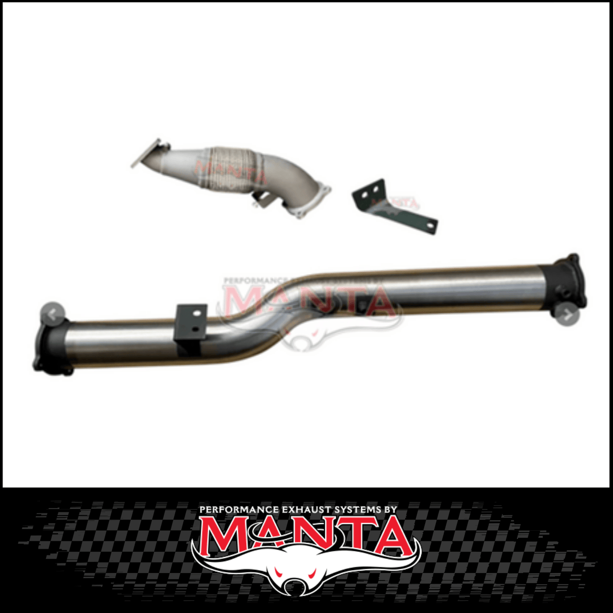 MANTA 4" DPF DELETE (BOLTS TO MANTA 4" SYSTEM ONLY) FITS TOYOTA LANDCRUISER VDJ79R 4.5L V8 2016-2025