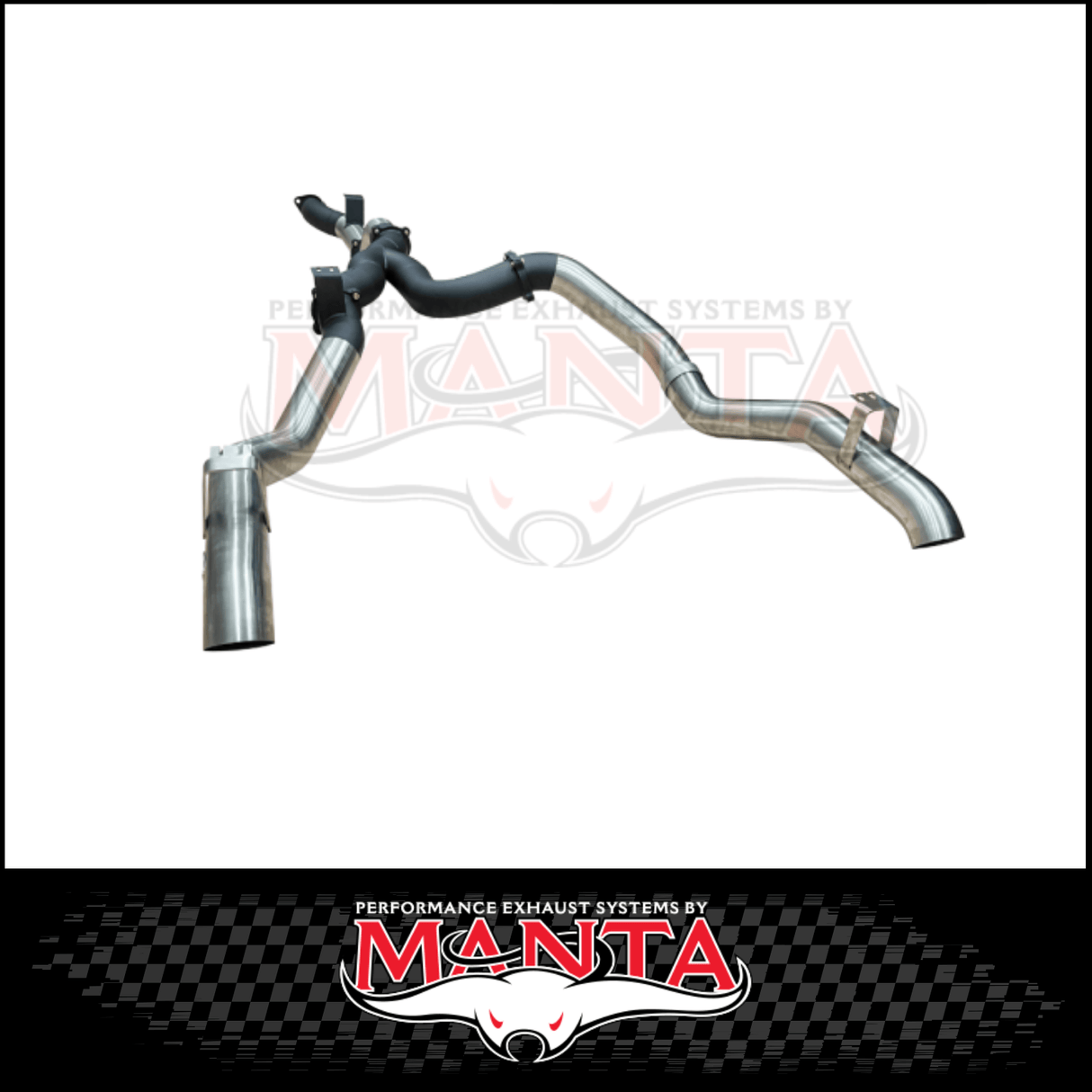 MANTA 4" STAINLESS STEEL DUAL DPF BACK EXHAUST SYSTEM FITS TOYOTA LANDCRUISER VDJ79R 4.5L V8 2016-2025 (SSMKTY0220)