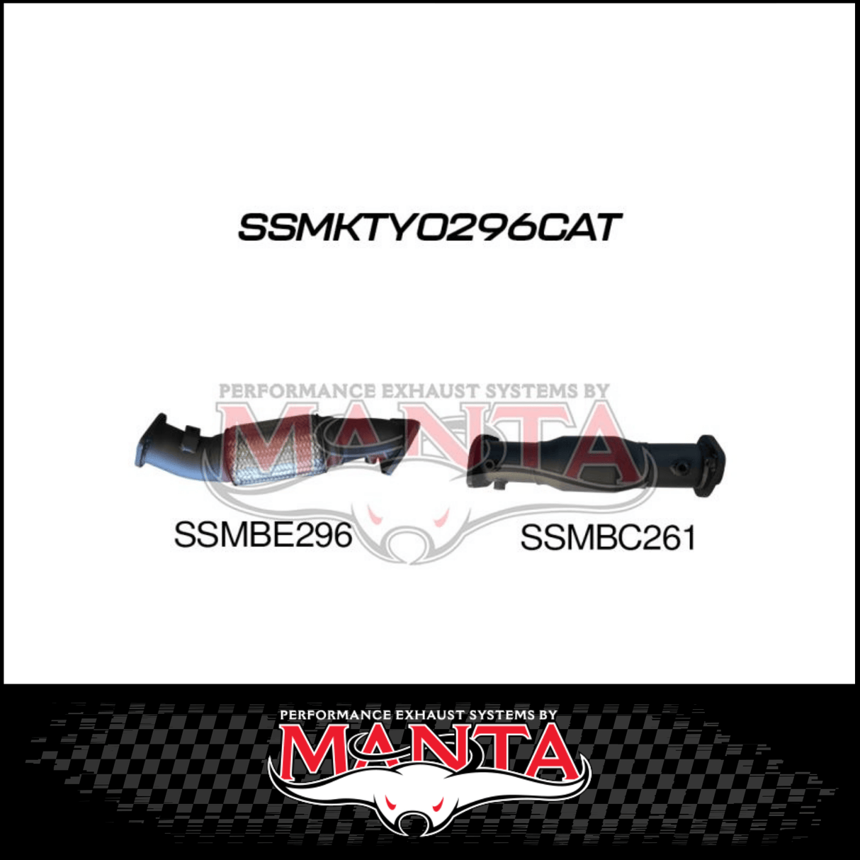 MANTA 3" DPF DELETE PIPE FITS TOYOTA LANDCRUISER VDJ79R 4.5L V8 2016-2025
