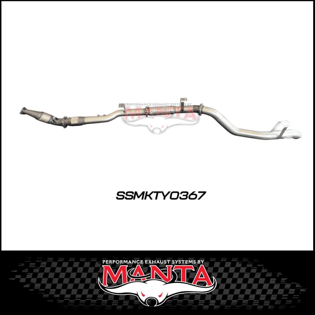 MANTA 4" STAINLESS STEEL TURBO BACK EXHAUST SYSTEM (DPF DELETE) FITS TOYOTA LANDCRUISER VDJ76R 4.5L V8 2016-2025