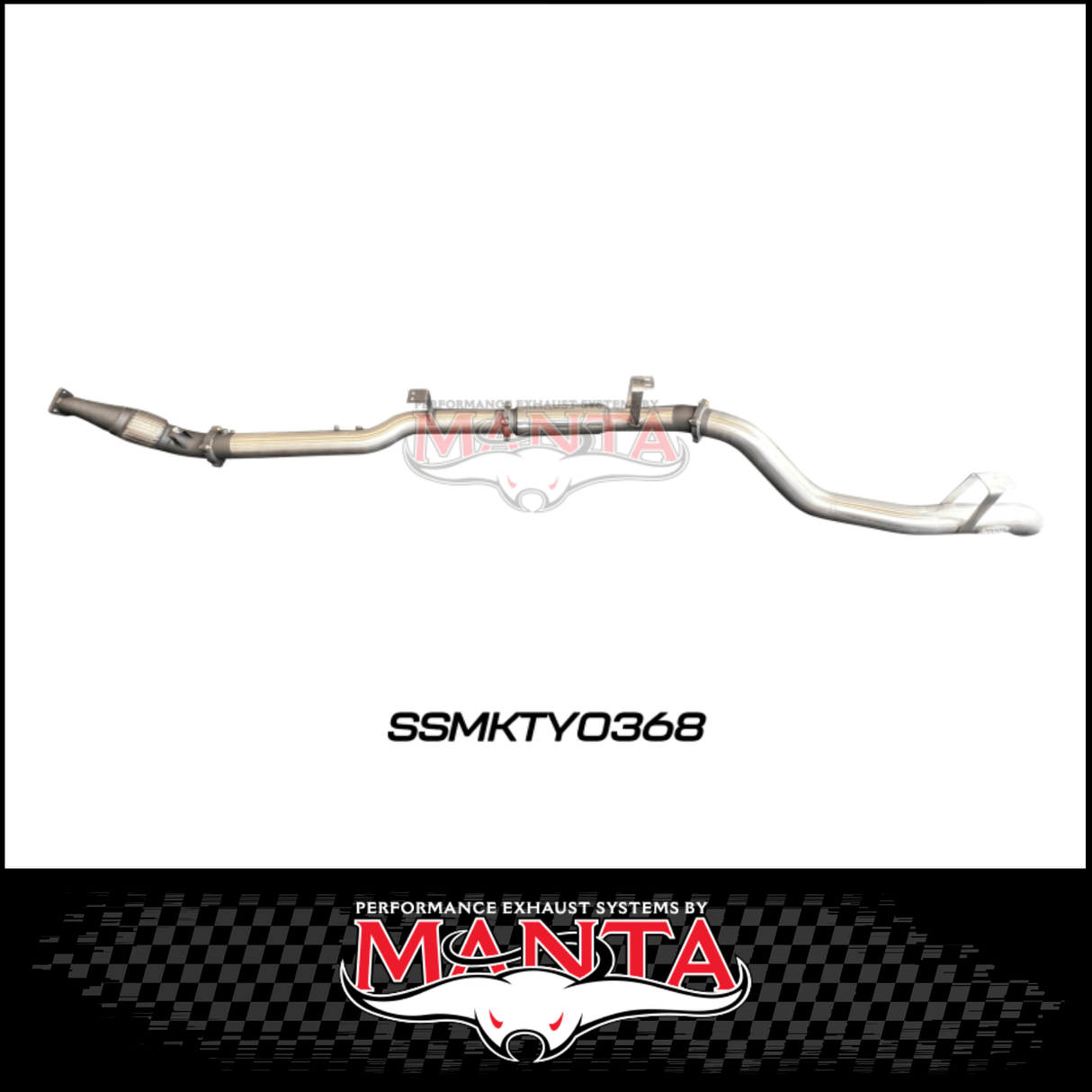 MANTA 4" STAINLESS STEEL TURBO BACK EXHAUST SYSTEM (DPF DELETE) FITS TOYOTA LANDCRUISER VDJ76R 4.5L V8 2016-2025
