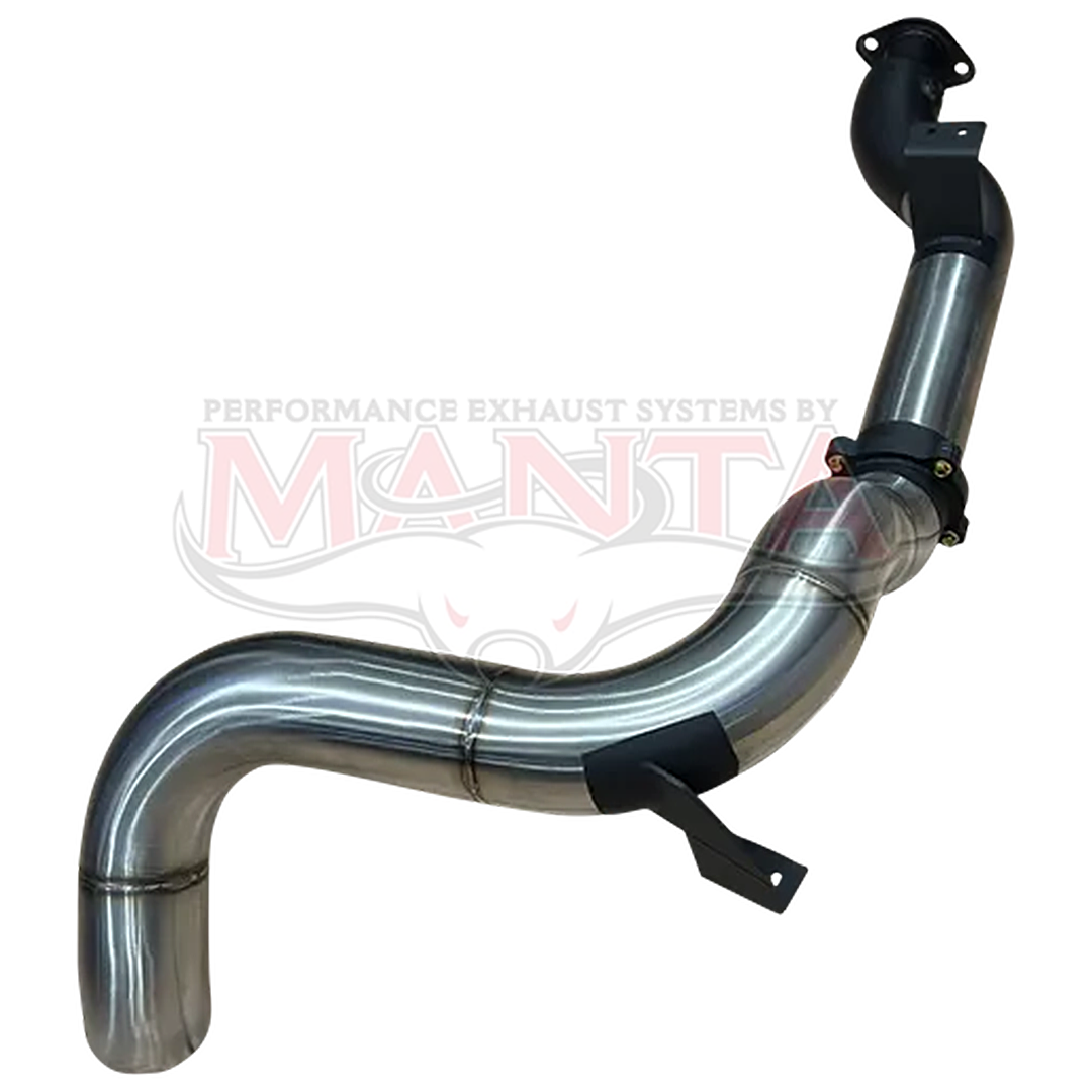 MANTA 4" DPF BACK SIDE-EXIT EXHAUST SYSTEM FITS TOYOTA LANDCRUISER VDJ79R 4.5L V8 DUAL CAB 2016-2025