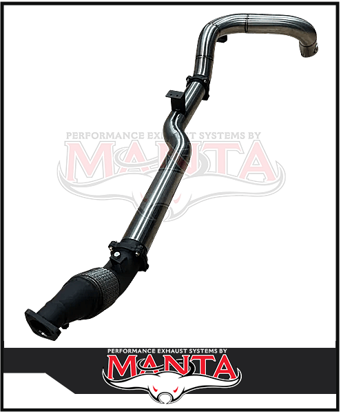 MANTA 4" TURBO BACK SIDE-EXIT EXHAUST SYSTEM (DPF DELETE) FITS TOYOTA LANDCRUISER VDJ79R 4.5L V8 DUAL CAB 2016-2025