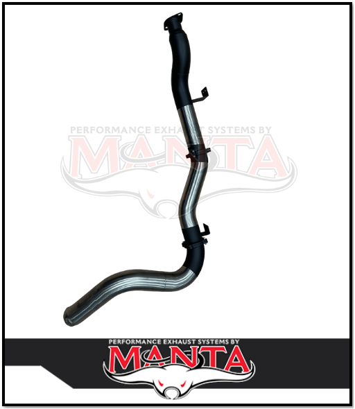 MANTA 4" DPF BACK SIDE-EXIT EXHAUST SYSTEM FITS TOYOTA LANDCRUISER VDJ79R 4.5L V8 SINGLE CAB 2016-2025