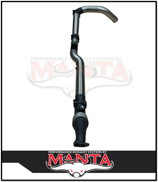 MANTA 4" TURBO BACK SIDE-EXIT EXHAUST SYSTEM (DPF DELETE) FITS TOYOTA LANDCRUISER VDJ79R 4.5L V8 SINGLE CAB 2016-2025