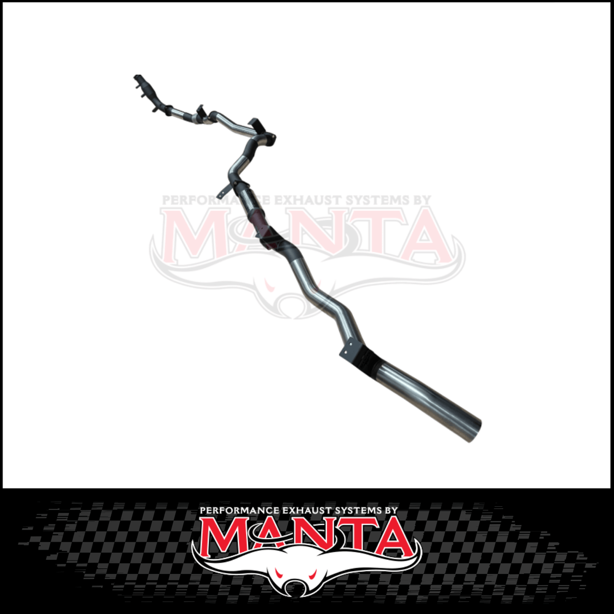 MANTA 3" TURBO BACK EXHAUST SYSTEM (DPF DELETE) FITS TOYOTA LANDCRUISER GDJ79R 2.8L 4CYL 10/2023-ON