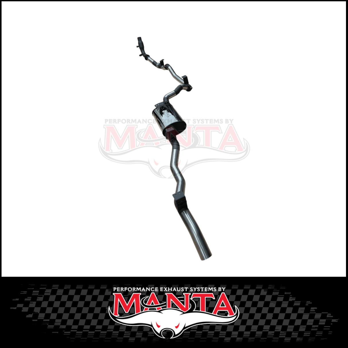 MANTA 3" TURBO BACK EXHAUST SYSTEM (DPF DELETE) FITS TOYOTA LANDCRUISER GDJ79R 2.8L 4CYL 10/2023-ON