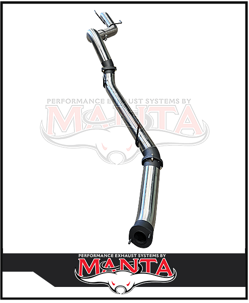 MANTA STAINLESS STEEL 4" DPF BACK EXHAUST SYSTEM FITS TOYOTA PRADO GDJ251R 2.8L TD 6/2024-ON (SSMKTY0500)
