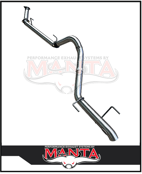 MANTA STAINLESS STEEL 3" DPF BACK EXHAUST SYSTEM FITS TOYOTA PRADO GDJ251R 2.8L TD 6/2024-ON (SSMKTY0501)