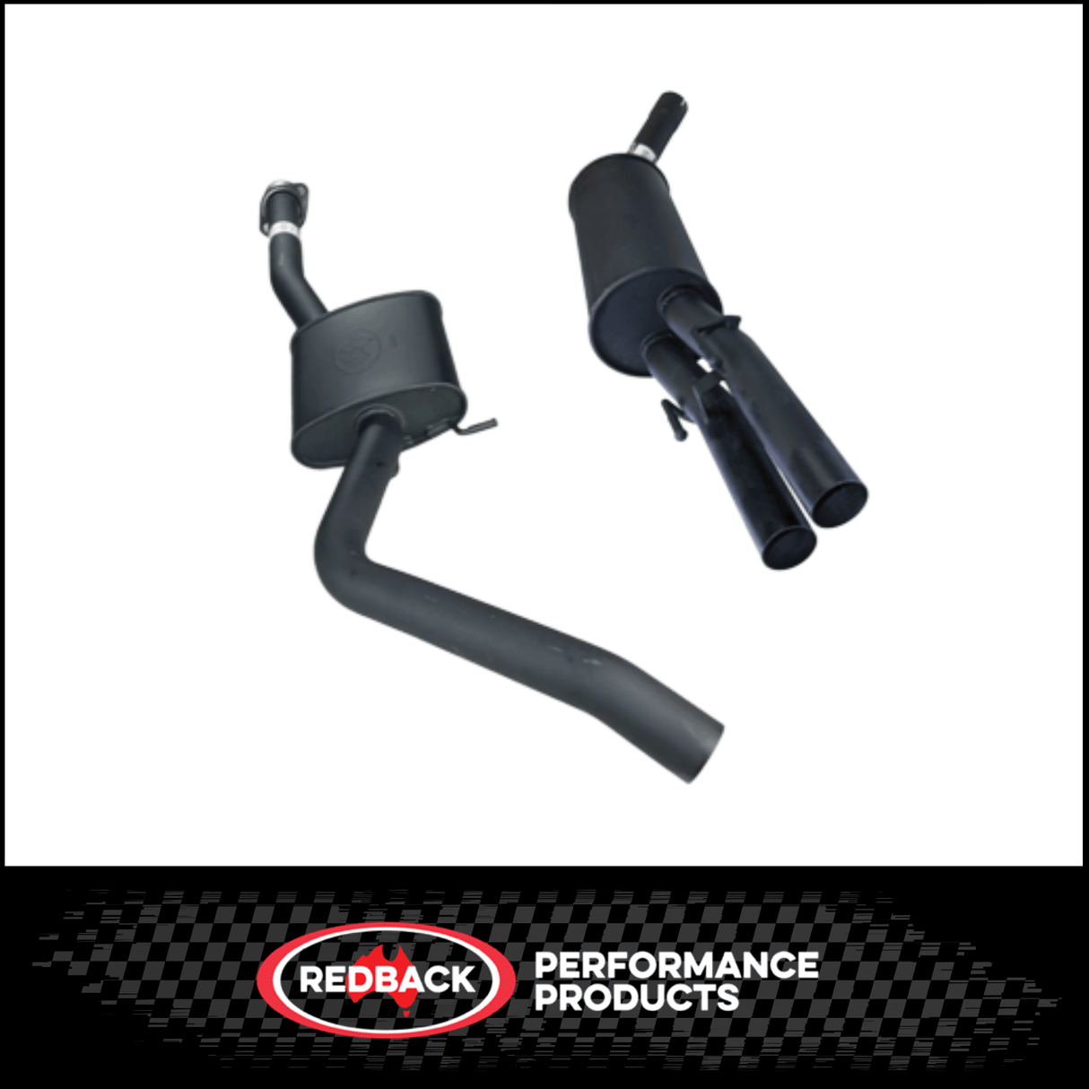 REDBACK 2.5" CATBACK WITH DUAL REAR MUFFLER FITS HOLDEN COMMODORE VT VX VU VY V6 WAGON/UTE