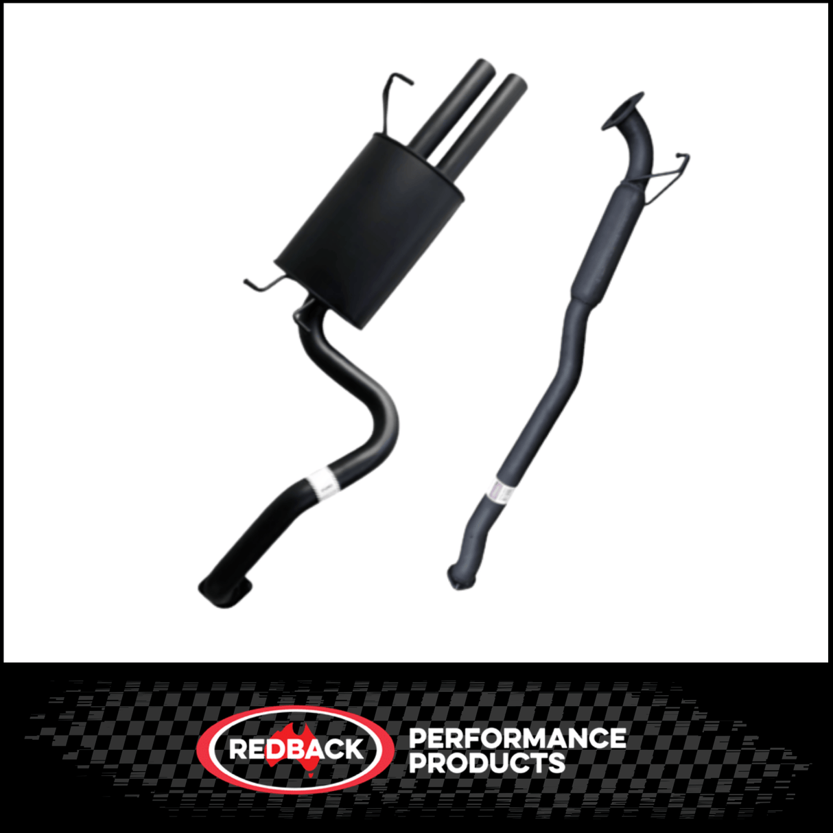 REDBACK 2.5" CAT BACK EXHAUST SYSTEM WITH HOTDOG FITS FORD FALCON FG XR6 SEDAN