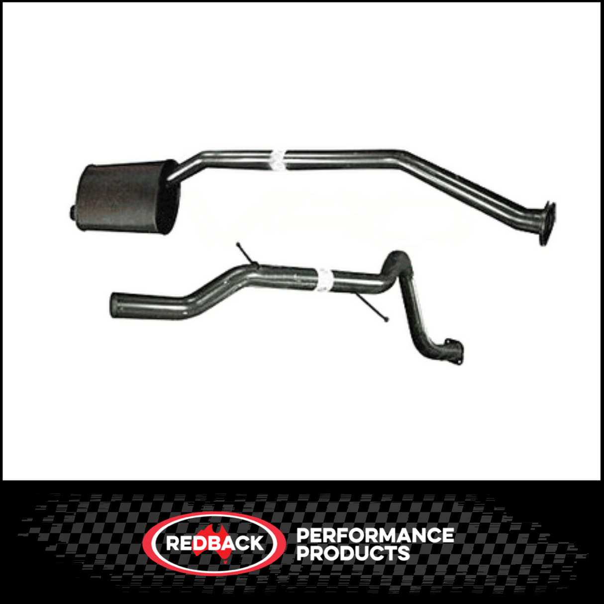 FORD FALCON AU 6CYL 4.0L UTE REDBACK 2 1/2" CAT BACK EXHAUST WITH TAILPIPE