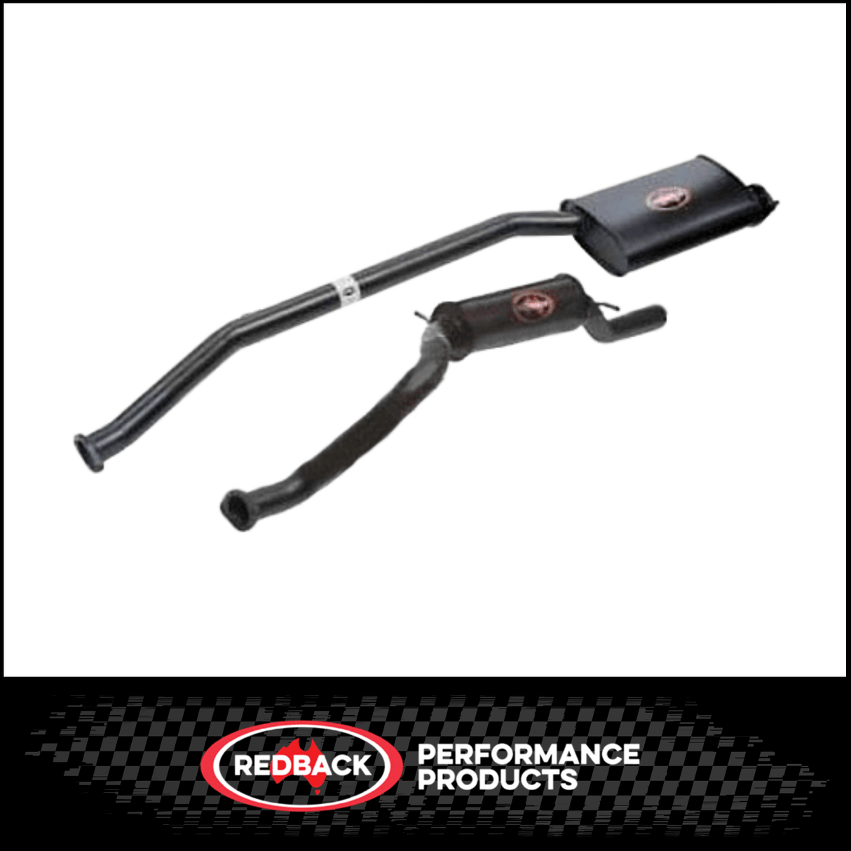 FORD FALCON AU 6CYL 4.0L UTE REDBACK 2 1/2" CAT BACK EXHAUST WITH REAR MUFFLER
