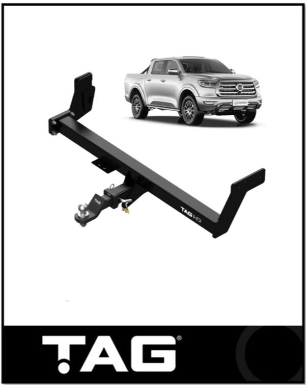 TAG HEAVY DUTY TOWBAR (3000KG) FITS GREAT WALL CANNON 9/2020-ON (T4G839)