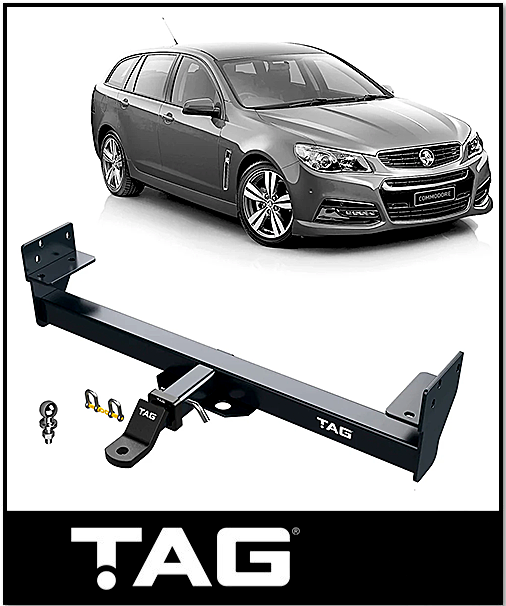 TAG HEAVY DUTY TOWBAR & WIRING KIT (2100KG) FITS HOLDEN COMMODORE VF WAGON 1/2013-10/2017 (T4H485-K101)